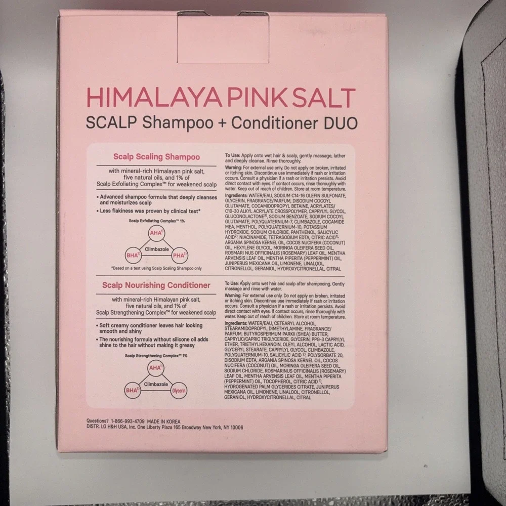 Himalaya Pink Salt Scalp Scaling Hair Care Set Duo